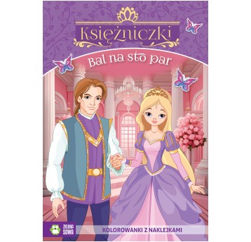 KOLOROWANKA Księżniczki. Bal na sto par 8733