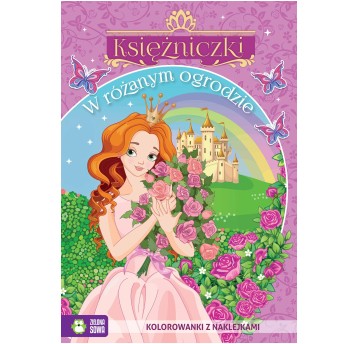 KOLOROWANKA Księżniczki. W różanym ogrodzie 8719