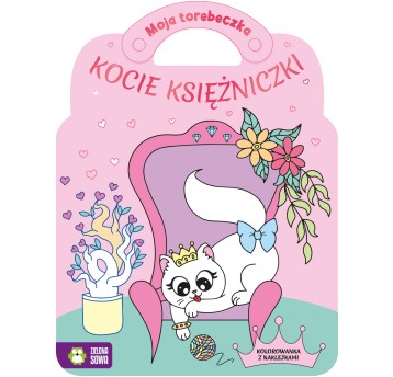 KOLOROWANKA Moja torebeczka. Kocie księżniczki