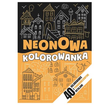 KOLOROWANKA NEONOWY ZAWRÓT GŁOWY-POMARAŃCZ KS68946