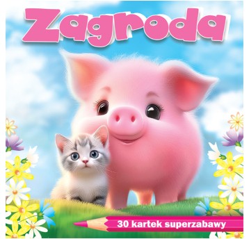 KOLOROWANKA ZAGRODA 30 KARTEK 4624