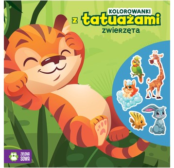 Kolorowanki z tatuażami. Zwierzęta 9788382992052
