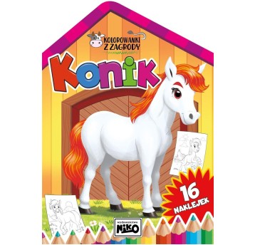 Kolorowanki z zagrody. Konik 5821