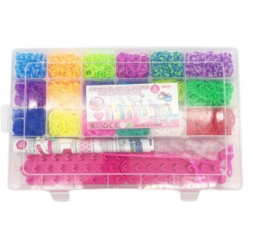 Kolorowe gumki do robienia bransoletek 4000 4147