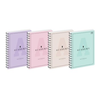 KOŁOZESZYT A4/100K KRATA ACADEMY PASTEL A'5 9352