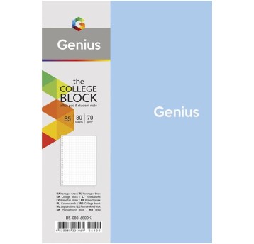 KOŁOZESZYT B5/80K KRATKA GENIUS 4061