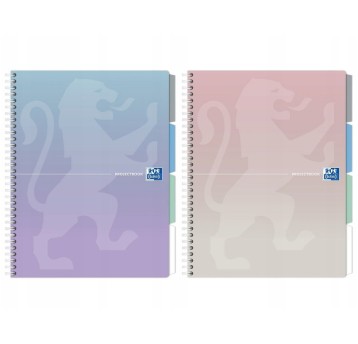 KOŁOZESZYT OXF 2SPI B5/80K KR PASTEL PROJECTB A'5