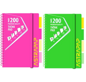 Kołozeszyt PP ASTRAPAP NEON LINE B5/100K