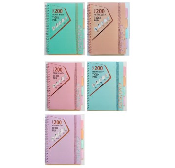 Kołozeszyt PP ASTRAPAP Pastel B5/100K KR 5711