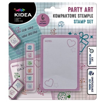 KOMPAKTOWE STEMPLE PARTY ART SET 6 KOLORÓW 0019