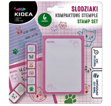 KOMPAKTOWE STEMPLE SŁODZIAKI ART SET 6 KOL 0026