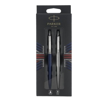 KOMPLET DŁUGOPISÓW JOTTER ROYAL BLUE+GEL STAL