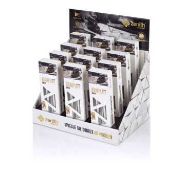 KOMPLET PIÓRO+ DŁUGOPIS ZENITH 60 SREBNE 07600202
