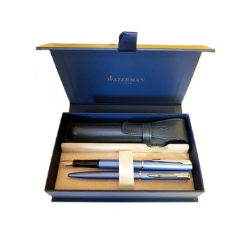 KOMPLET WATERMAN ALLURE FP+BP NIEBIESKI CT