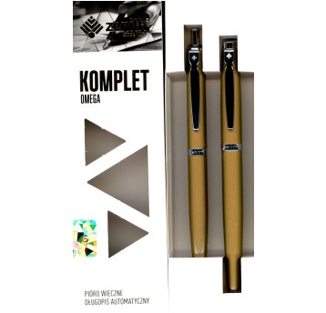 KOMPLET ZENITH 60 PIÓRO + DŁUGOPIS ZŁOTO 07600203