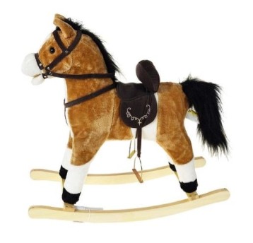 KOŃ NA BIEGUNACH KARMELOWY 9239