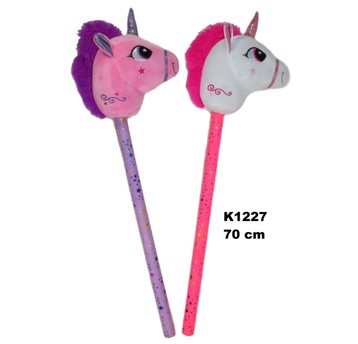KOŃ NA KIJU 2 ASST 70 CM 163721