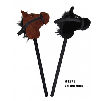 KOŃ NA KIJU 2 KOL GŁOS 75 CM 168153