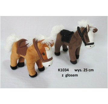 KOŃ Z GŁOSEM 2KOL. 25CM 138972