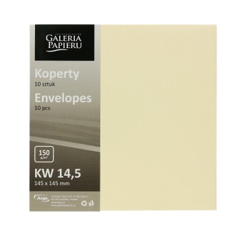 KOPERTA 145x 145 GŁADKI JASNOKREMOWY 120G/M2 1911
