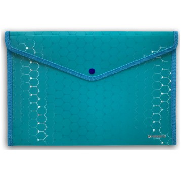 KOPERTA A4 NA ZATRZASK LUX NIEBIESKA 7698 A'12