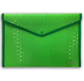 KOPERTA A4 NA ZATRZASK LUX ZIELONA 7704 A'12