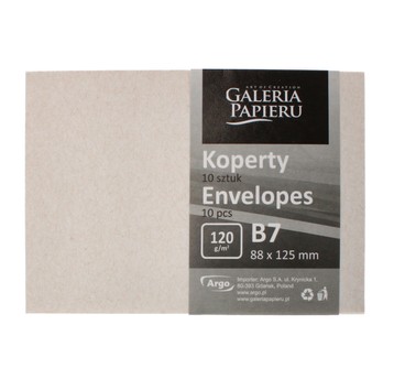 KOPERTA B7 NATURE JASNOBEŻOWY K. 120G/M2 (10) 4543