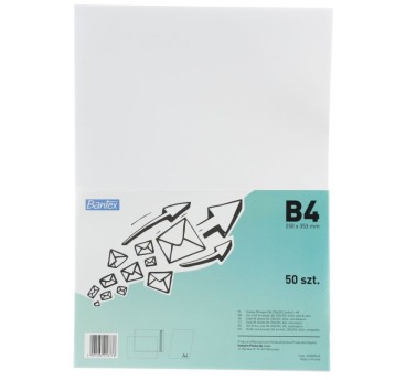 KOPERTA BIAŁA B4 FOLIA 50SZT 400089462