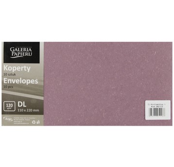 KOPERTA DL WOOD LAWENDOWY 120G/M2 (10) 4586