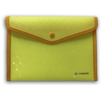 KOPERTA NA ZATRZASK A5 LUX ŻÓŁTA 7766