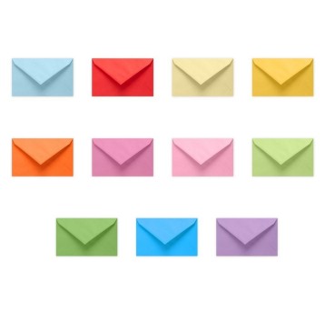 KOPERTY KOLOROWE C6 OGÓLNE ZEST.468 MIX KOL (100)