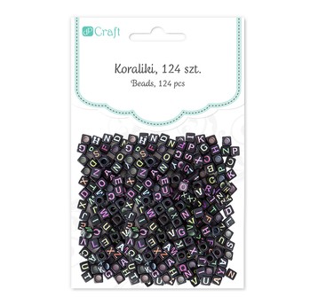 KORALIKI, 124 SZT. - LITERKI NEON 5671 A'6 5671