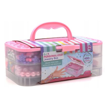 Koraliki w kuferku 19x13,5x8cm 7219