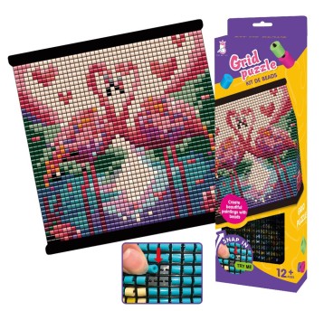 KORALIKOWY OBRAZ FLAMINGI 8801