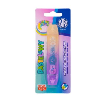 KOREKTOR I KLEJ W TAŚMIE 2W1 ASTRAPEN PASTEL LINE