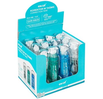 Korektor OVAL w taśmie 5 mm x 6 A'12