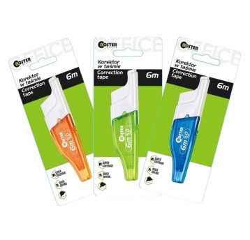 KOREKTOR W TAŚMIE KOLOR MIX BLISTER 8855 A'12