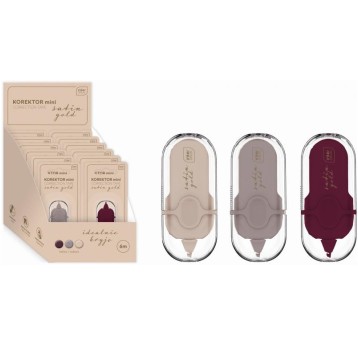 KOREKTOR W TAŚMIE MINI SATIN GOLD 6M 6382 A'12