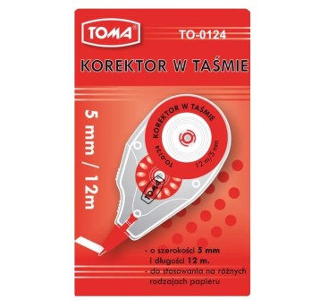 KOREKTOR W TAŚMIE TOMA 12M 2425 A'12