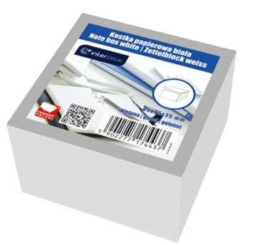 KOSTKA PAPIER BIAŁA 85X85X35 MM KLEJONA 4437