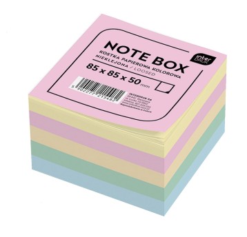 KOSTKA PAPIER KOLOR 85X85X50 NIEKLEJONA 5482