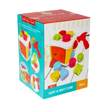 KOSTKA - SORTER ZBIJAK Z PIŁECZKAMI 0578