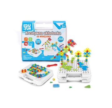 KREATYWNA UKŁADANKA DO WKRĘCANIA 218EL 8806
