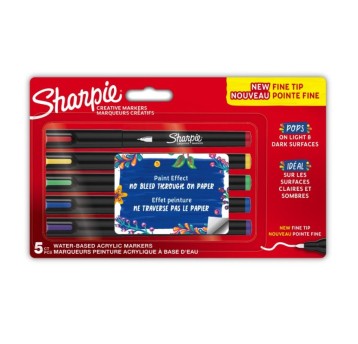 KREATYWNE MARKERY AKRYLOWE SHARPIE 5SZT. 2212912