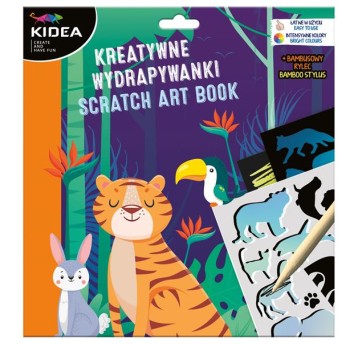 KREATYWNE WYDRAPYWANKI Z SZABLONAMI A KIDEA 0273