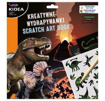 KREATYWNE WYDRAPYWANKI Z SZABLONAMI B KIDEA 0280