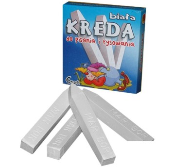KREDA BIAŁA 6 LASEK B2 0028