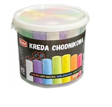 KREDA CHODNIKOWA KOLOROWA WIADERKO /20/