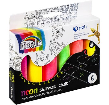 Kreda chodnikowa neonowa GR-F06N 6 kol.
