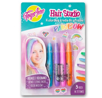 KREDA DO WŁOSÓW RAINBOW 5 SZT 5935